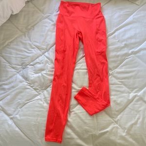 Bright neon leggings